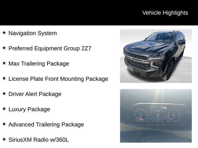 Used 2022 Chevrolet Tahoe Z71 w/ Luxury Package AWD/4WD image 8
