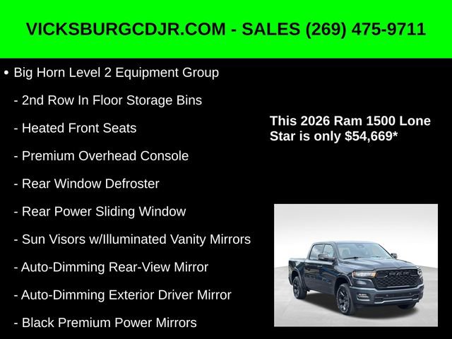 New 2026 RAM 1500 4x4 Crew Cab image 11