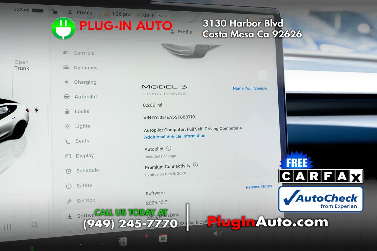 Used 2025 Tesla Model 3 Long Range image 2