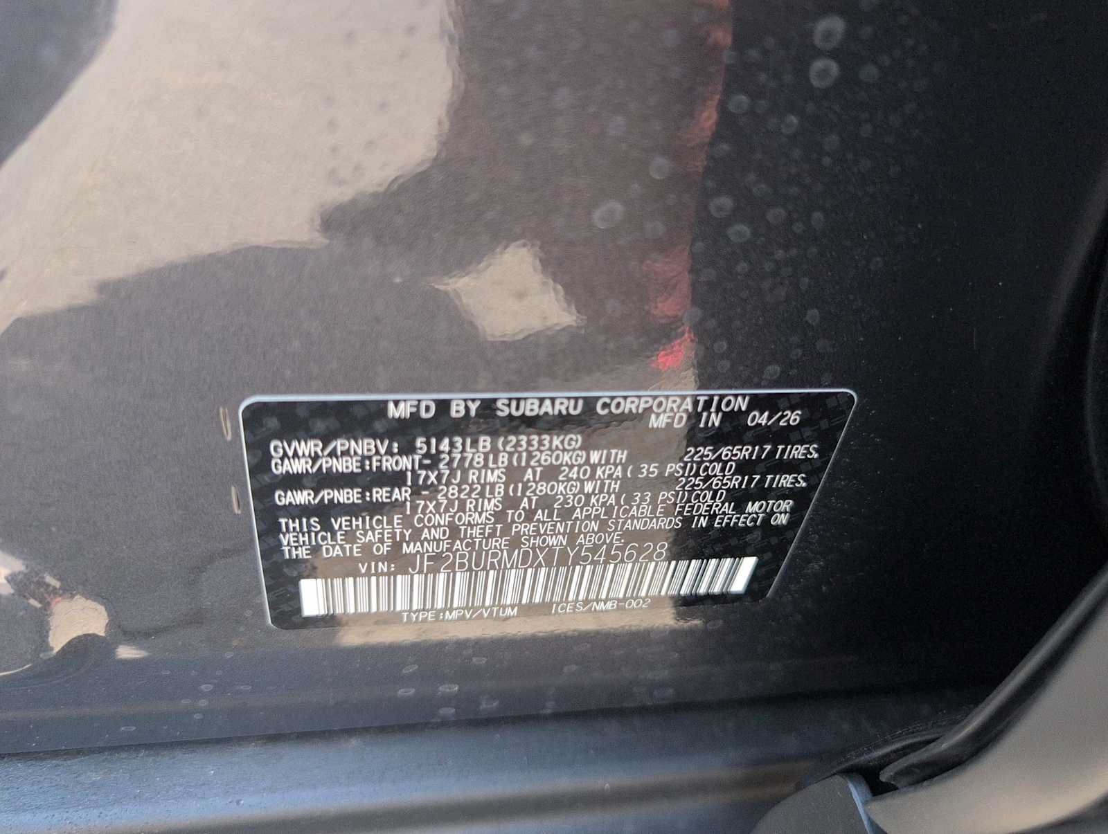 New 2026 Subaru Outback Wilderness AWD/4WD image 34