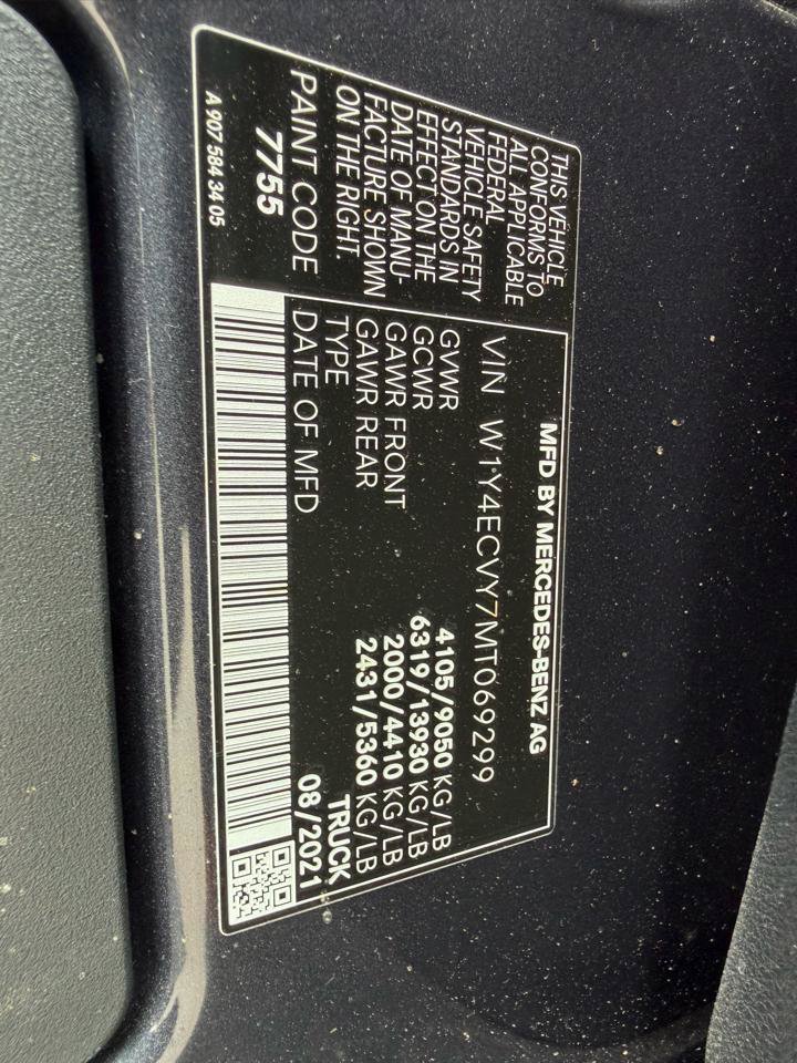 Used 2021 Mercedes-Benz Sprinter 2500 image 14