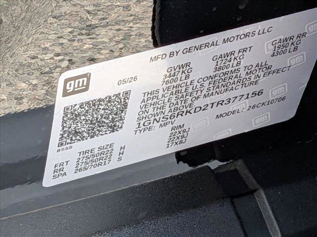 New 2026 Chevrolet Tahoe RST w/ RST Capability Package AWD/4WD image 20