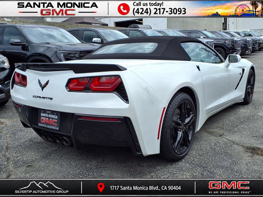 Certified 2016 Chevrolet Corvette Stingray Convertible w/ Carbon Flash Badge Package RWD image 18