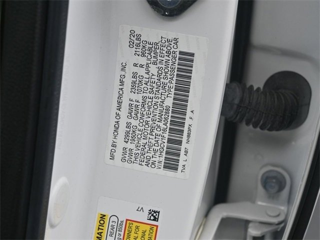 Certified 2020 Honda Accord LX image 18