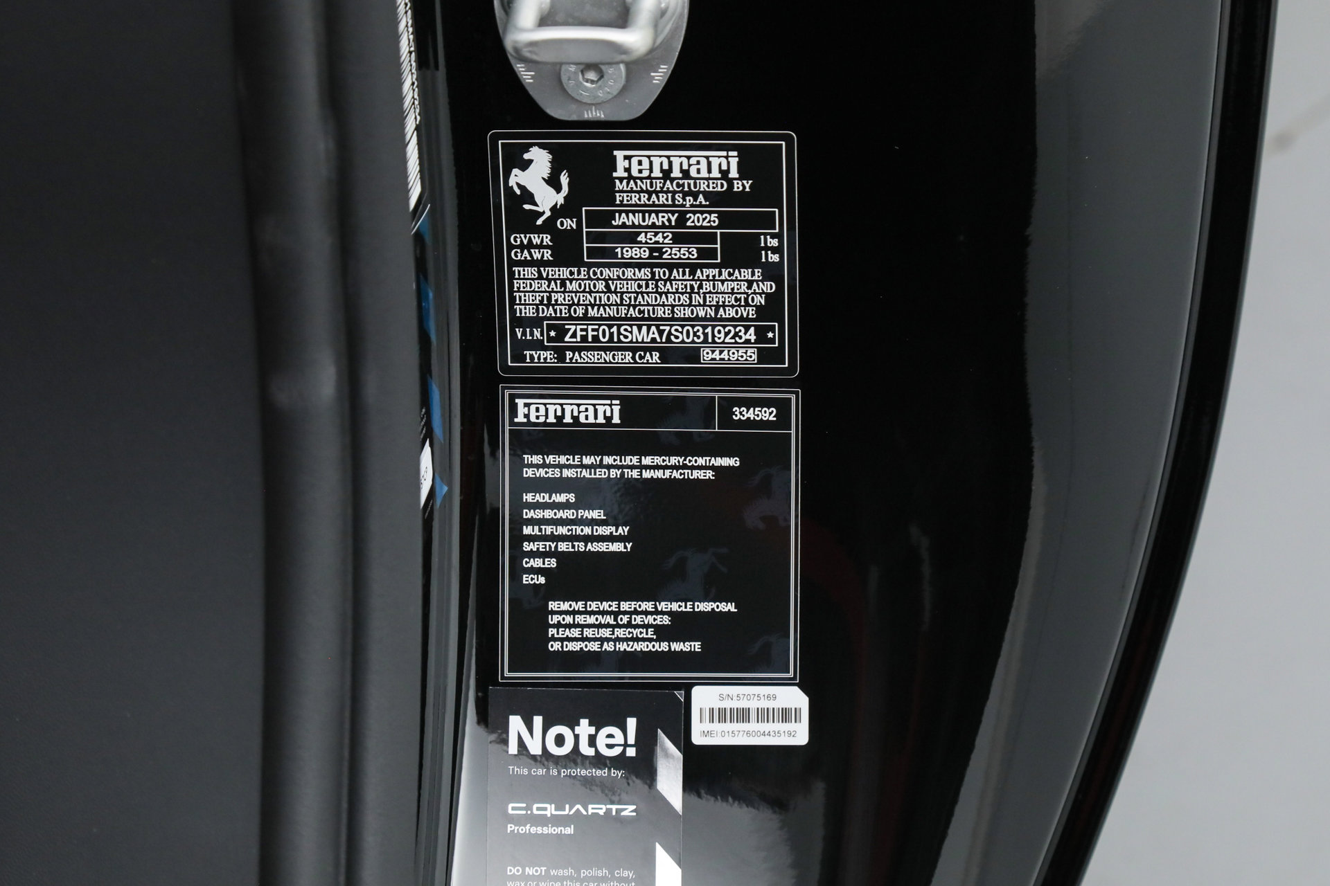 Certified 2025 Ferrari 296 GTS RWD image 60