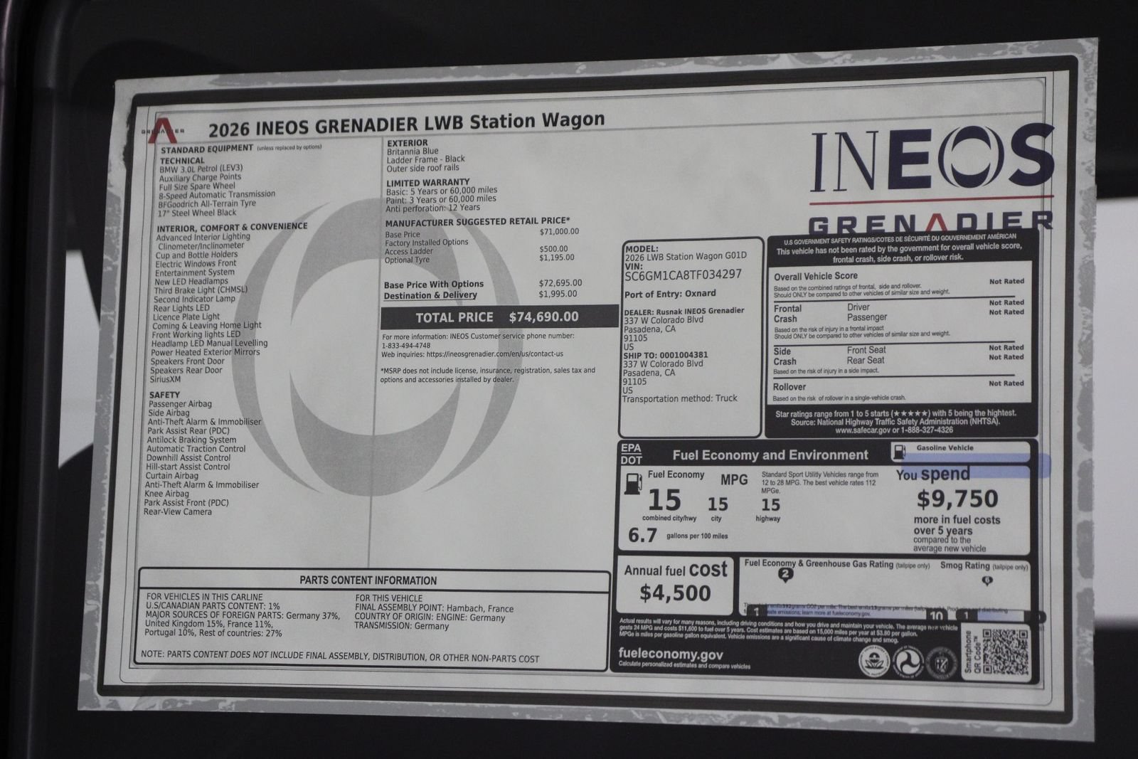 New 2026 INEOS Grenadier AWD/4WD image 22