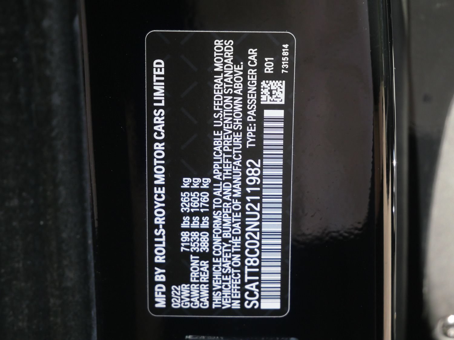 Certified 2022 Rolls-Royce Phantom Extended Wheelbase w/ The Phantom Package RWD image 43