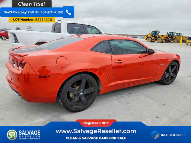 Used 2012 Chevrolet Camaro LS w/ Black Stripe Package RWD image 4