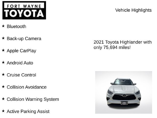 Used 2021 Toyota Highlander XLE FWD image 7