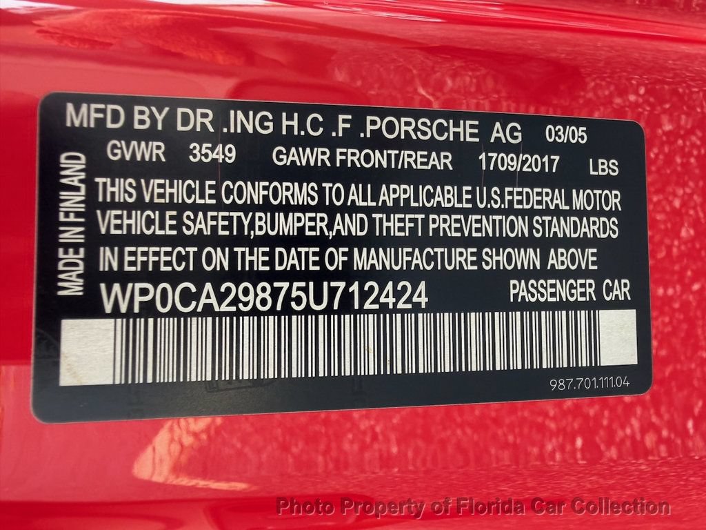 Used 2005 Porsche Boxster RWD image 82