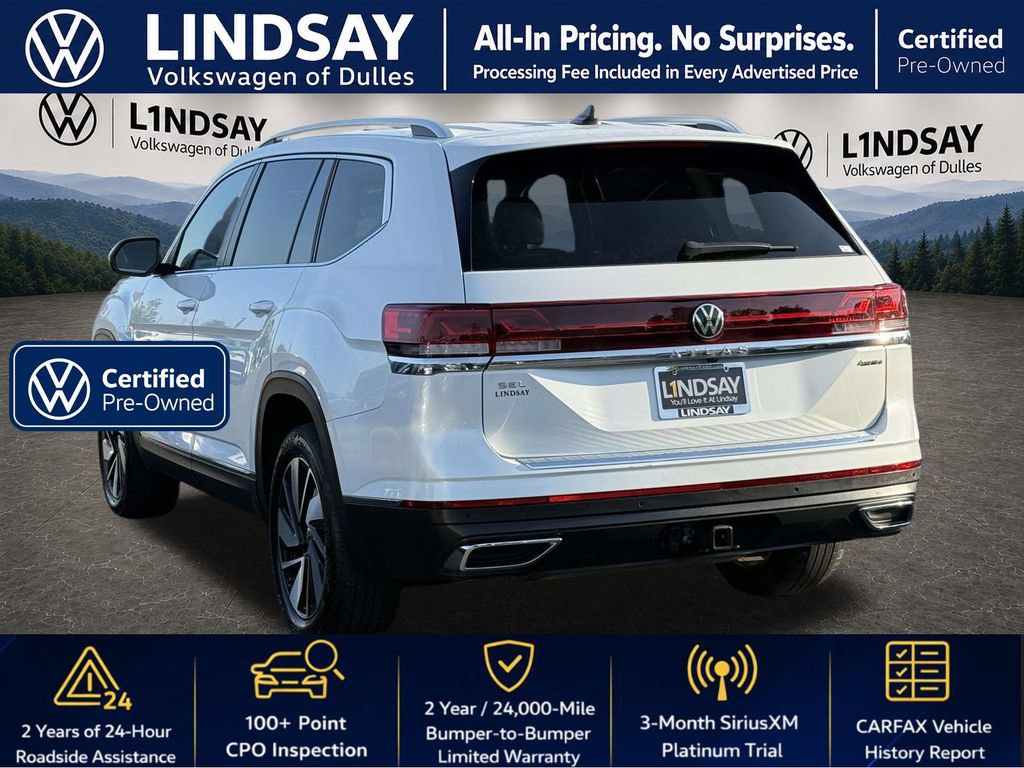 Certified 2024 Volkswagen Atlas SEL AWD/4WD image 5