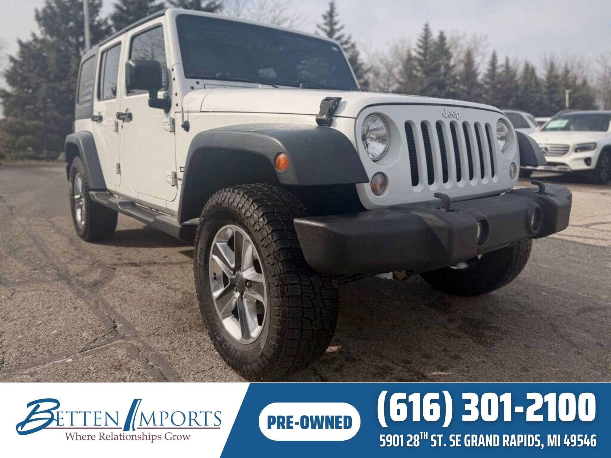 Used 2018 Jeep Wrangler Unlimited Sport S