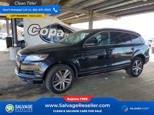 Used 2013 Audi Q7 3.0T Premium Plus w/ Premium Plus Pkg AWD/4WD image 1