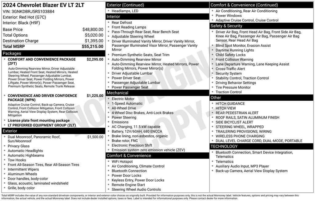 Used 2024 Chevrolet Blazer EV LT image 3