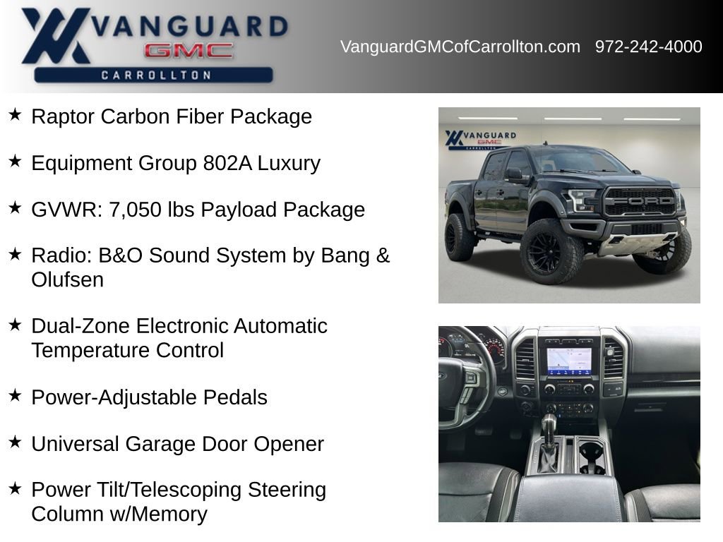 Used 2020 Ford F150 Raptor w/ Equipment Group 802A Luxury image 6