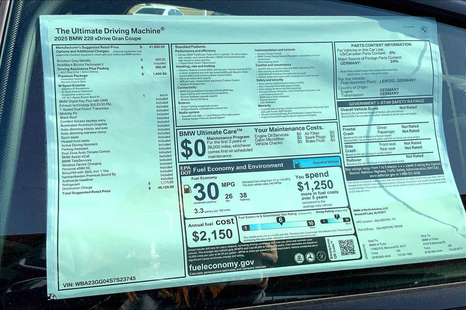 New 2025 BMW 228i xDrive w/ Premium Package image 22