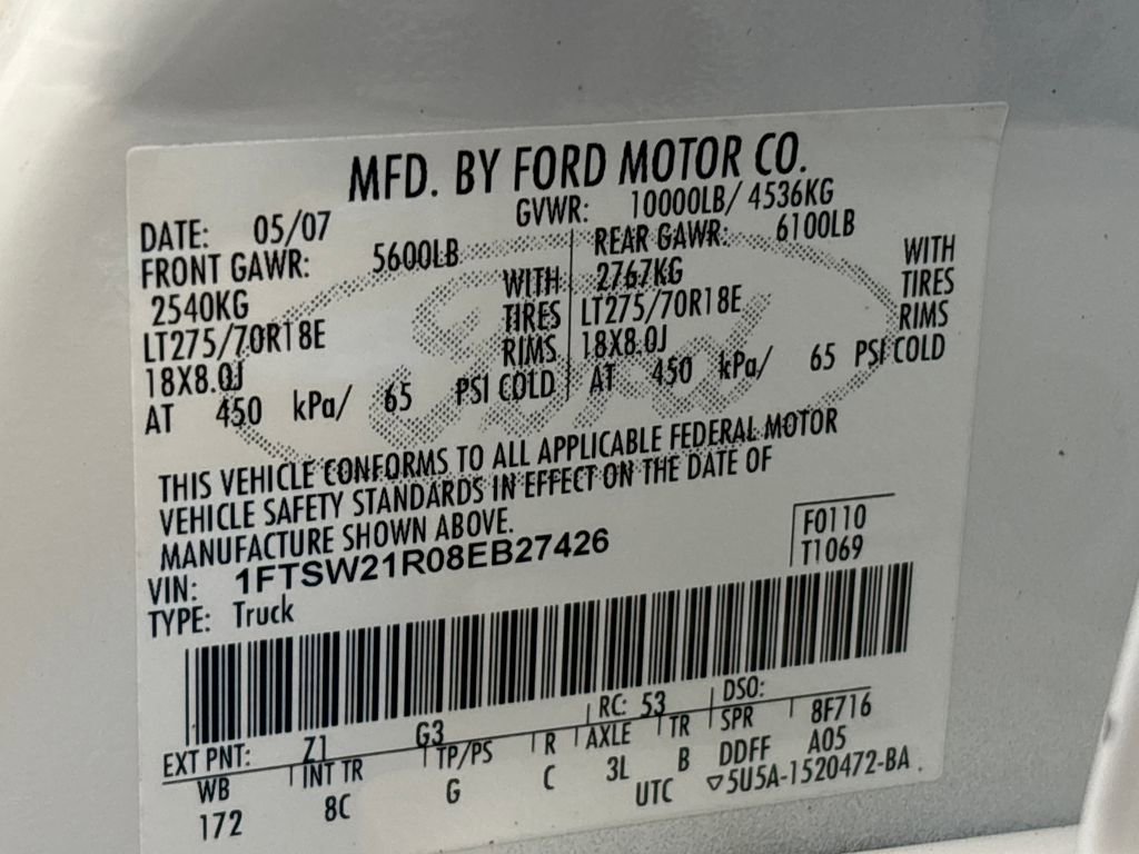 Used 2008 Ford F250 Lariat AWD/4WD image 20