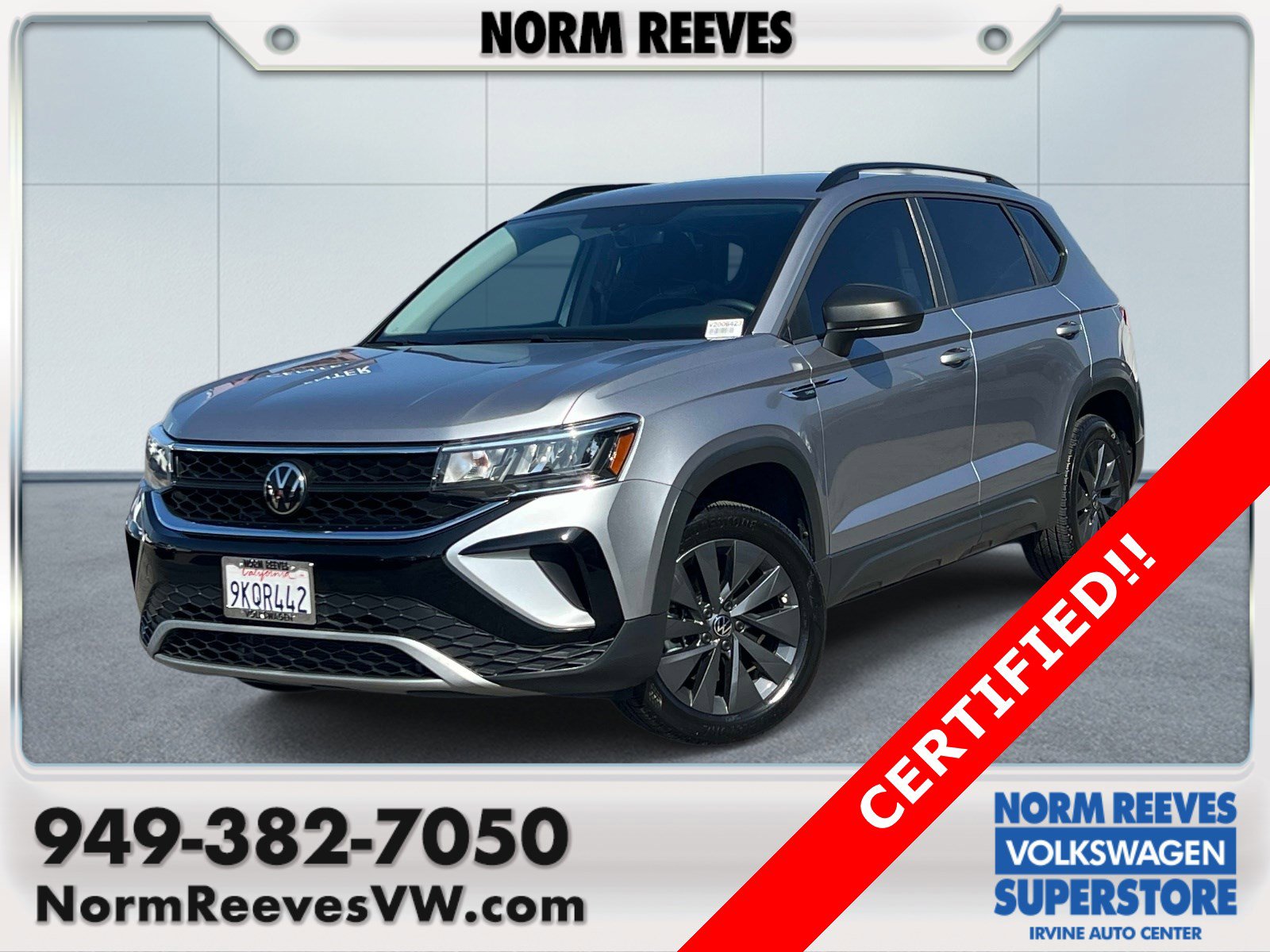 Certified 2023 Volkswagen Taos S FWD image 1