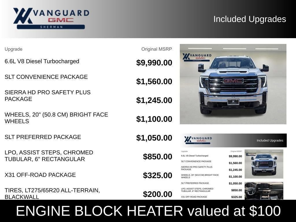 Used 2025 GMC Sierra 2500 SLT w/ SLT Convenience Package AWD/4WD image 22
