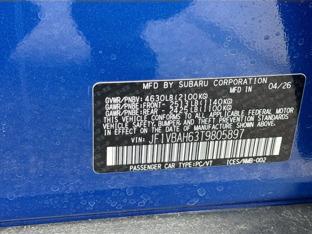 New 2026 Subaru WRX Premium w/ WRX Enhancement Package AWD/4WD image 39
