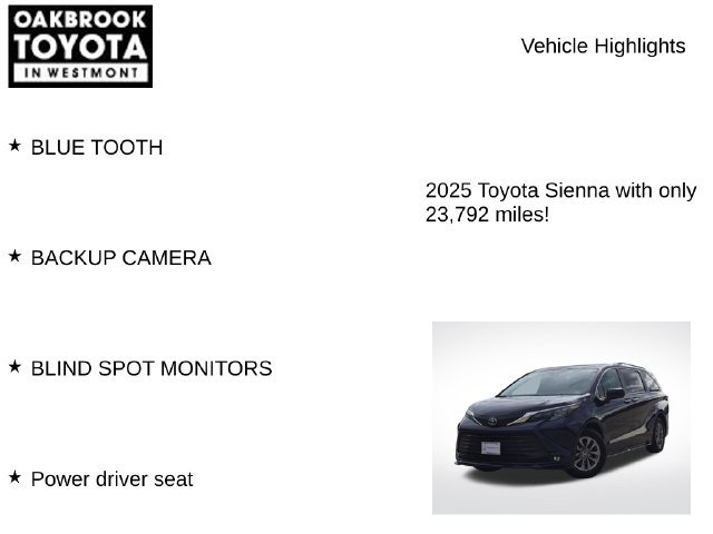 Used 2025 Toyota Sienna XLE FWD image 6