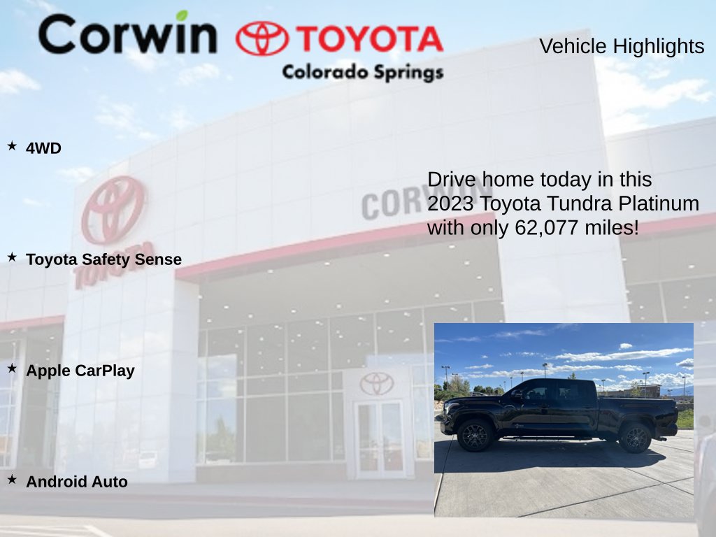 Used 2023 Toyota Tundra Platinum AWD/4WD image 6