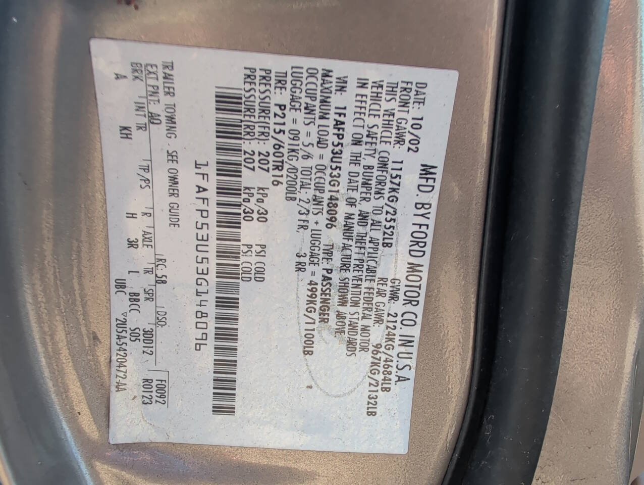 Used 2003 Ford Taurus SE FWD image 40