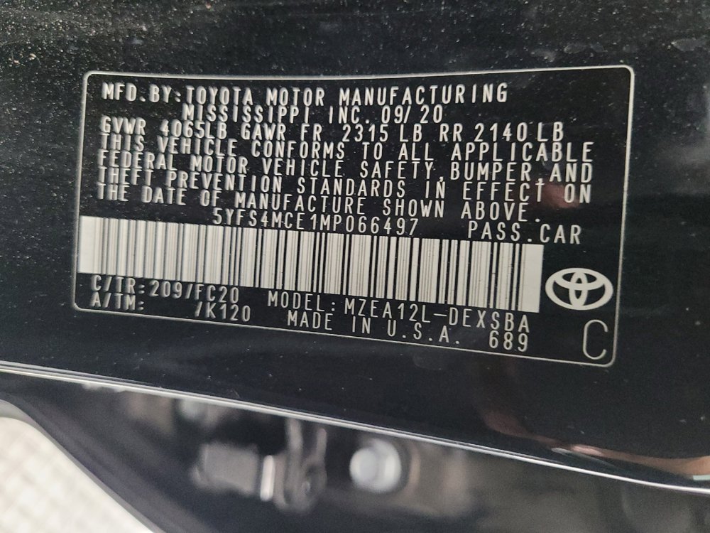 Used 2021 Toyota Corolla SE w/ Carpet Mat Package (TMS) FWD image 33