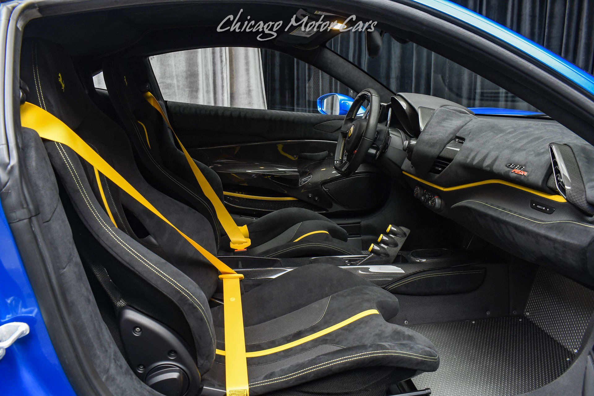 Used 2020 Ferrari 488 Pista Coupe Blu Corsa HRE Wheels Ful image 24