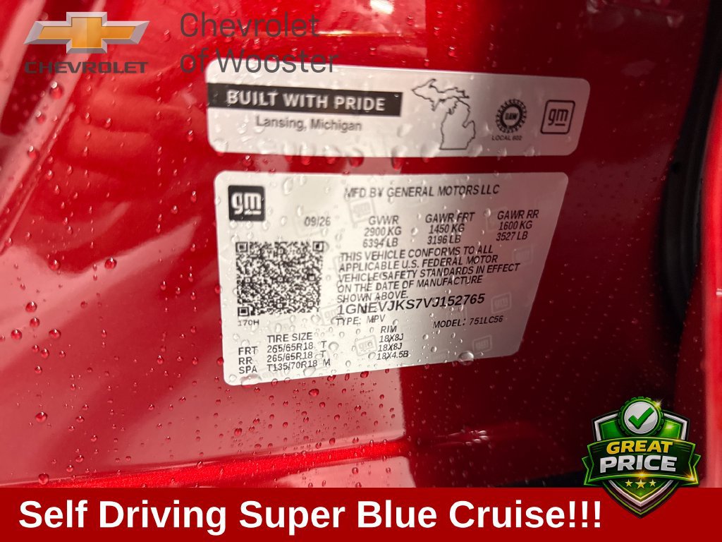 New 2027 Chevrolet Traverse Z71 w/ Enhanced Driving Package AWD/4WD image 28