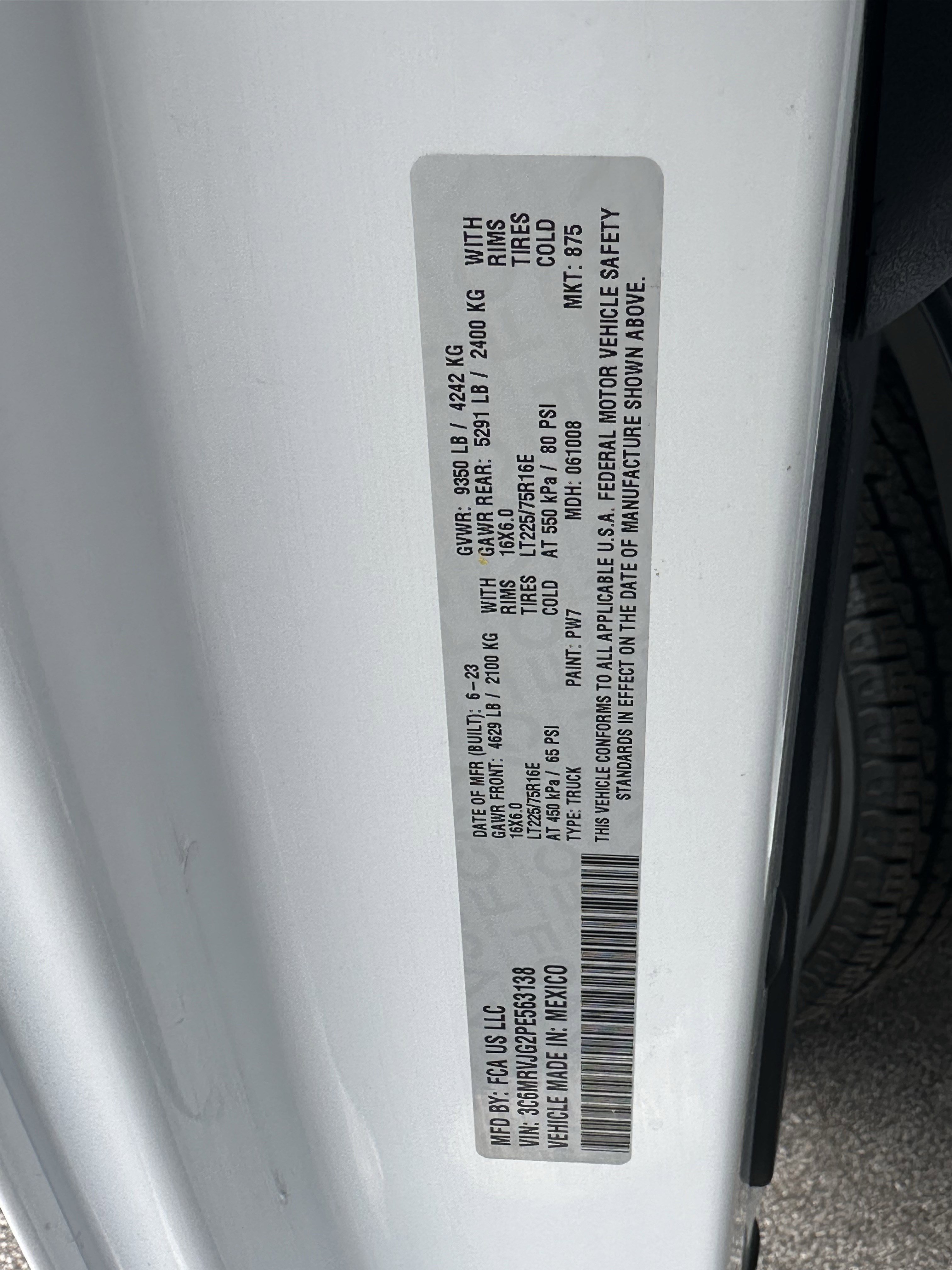 Used 2023 RAM ProMaster 3500 w/ Driver Convenience Group image 32