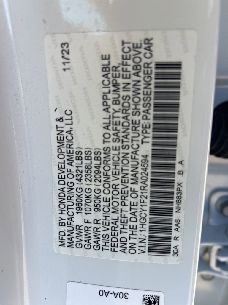 Used 2024 Honda Accord LX image 40