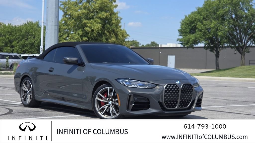 Used 2022 BMW 440i xDrive Convertible w/ M Carbon Exterior Package AWD/4WD video 1