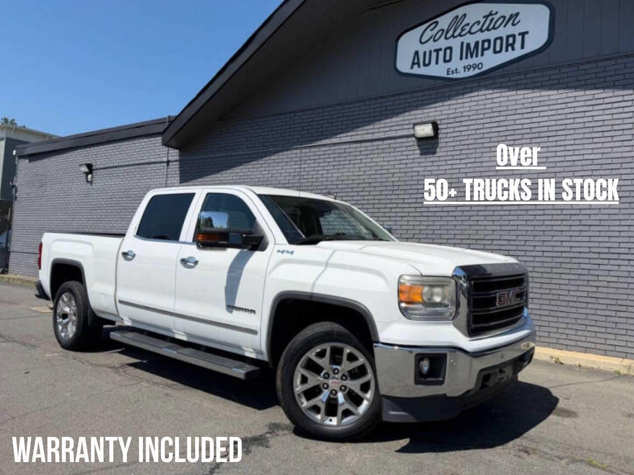 Used 2015 GMC Sierra 1500 SLT w/ SLT Crew Cab Value Package AWD/4WD image 1