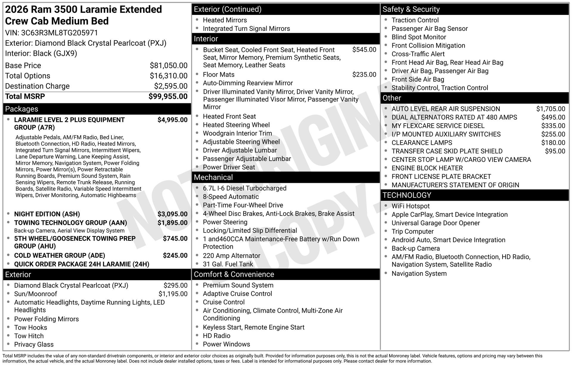 New 2026 RAM 3500 Laramie image 3