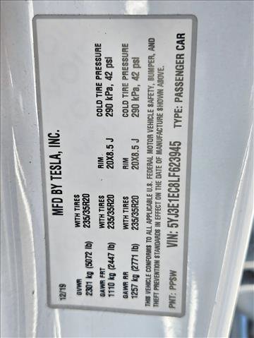 Used 2020 Tesla Model 3 Performance image 24