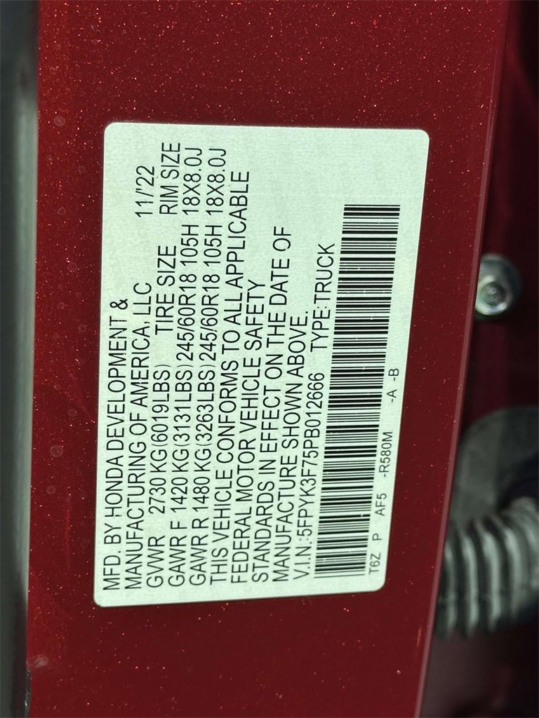 Certified 2023 Honda Ridgeline RTL-E image 29