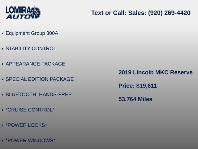 Used 2019 Lincoln MKC Reserve AWD/4WD image 6
