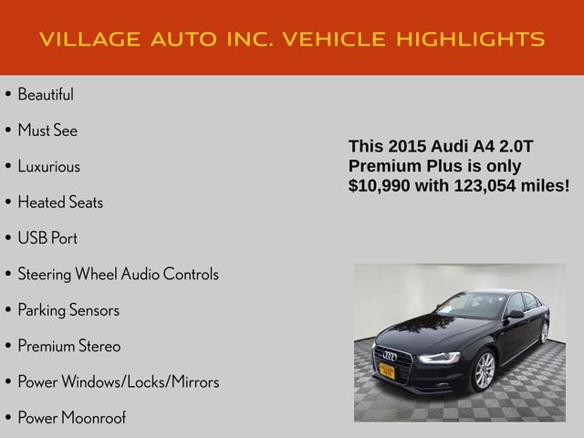 Used 2015 Audi A4 2.0T Premium Plus w/ Technology Package image 7