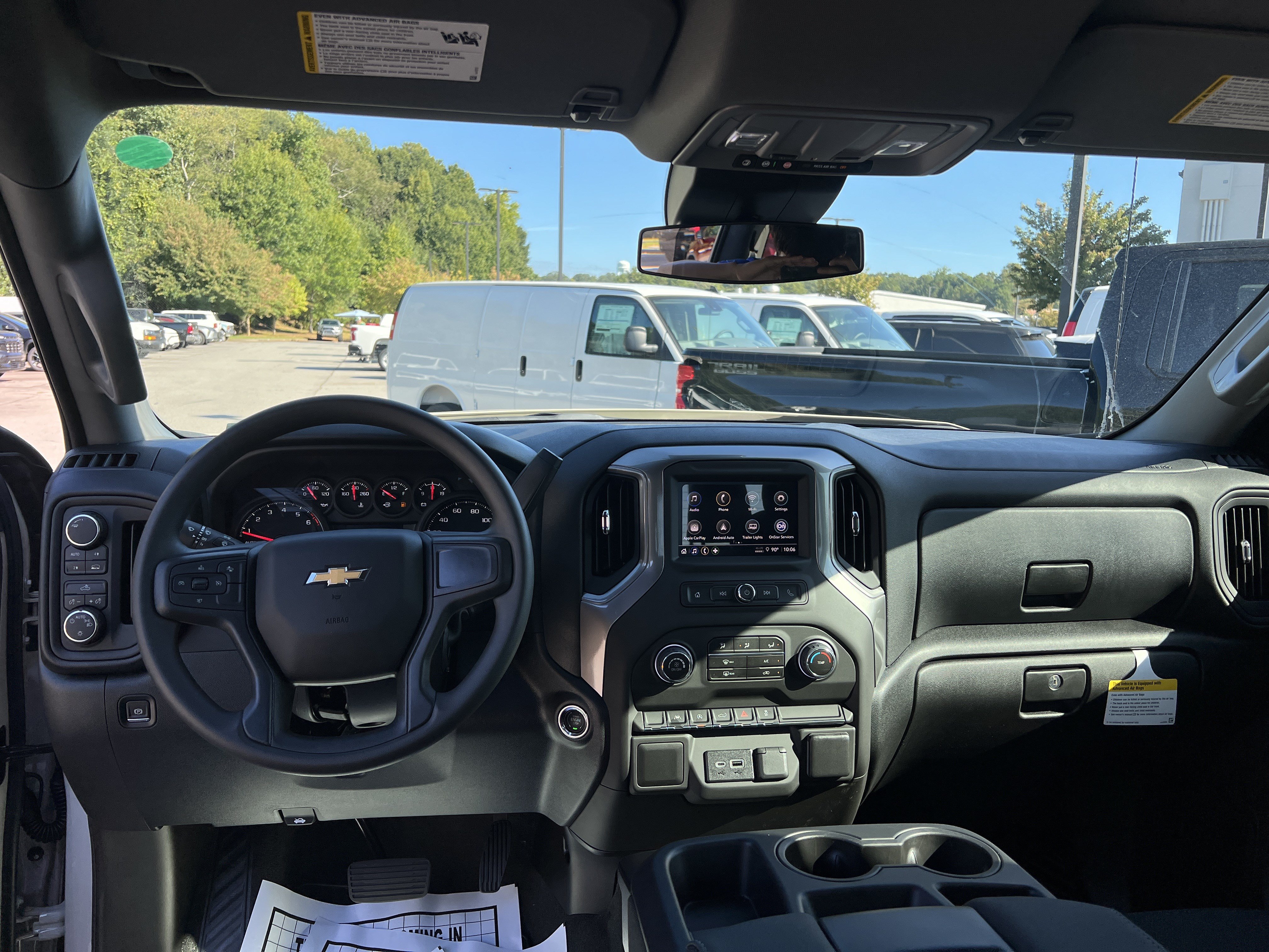 New 2026 Chevrolet Silverado 1500 Custom w/ Turbomax Blackout Package AWD/4WD image 32