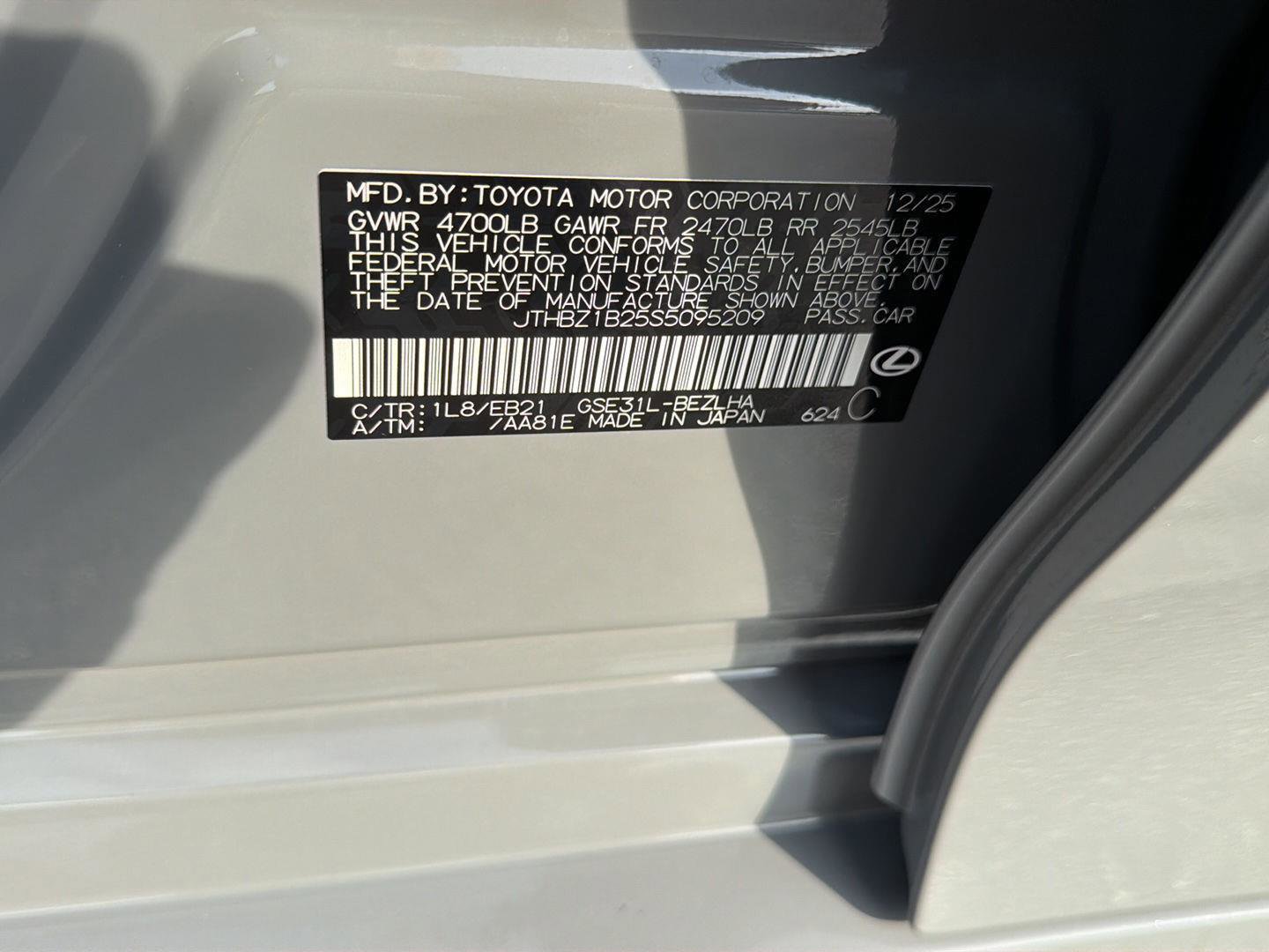 Certified 2025 Lexus IS 350 F Sport RWD image 42