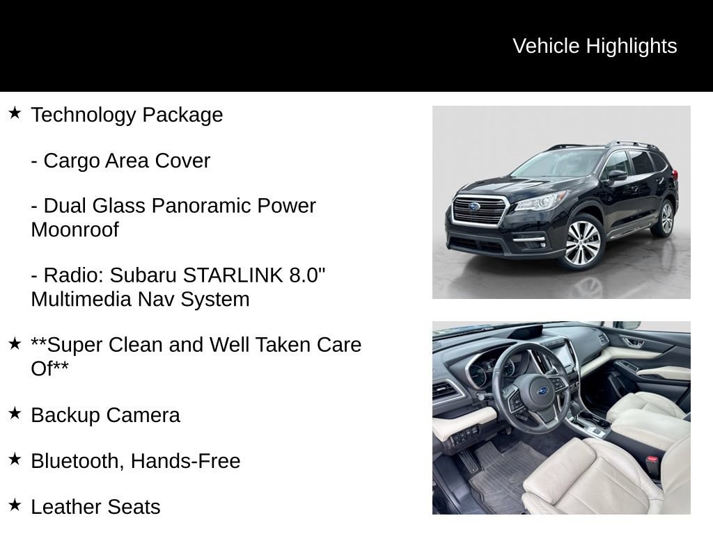 Used 2022 Subaru Ascent Limited w/ Technology Package AWD/4WD image 6