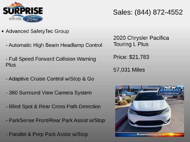 Used 2020 Chrysler Pacifica Touring-L Plus FWD image 21