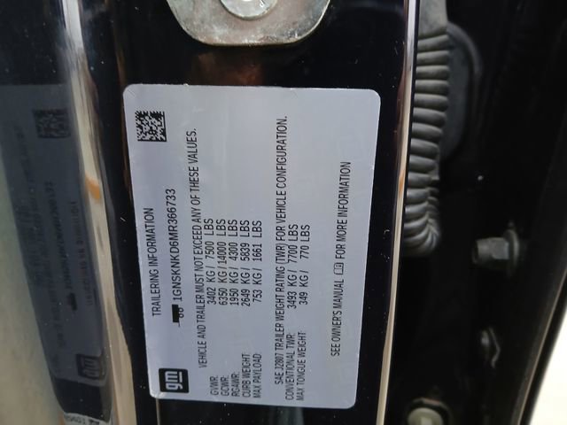 Certified 2021 Chevrolet Tahoe LT w/ Rear Media and Nav Package image 37