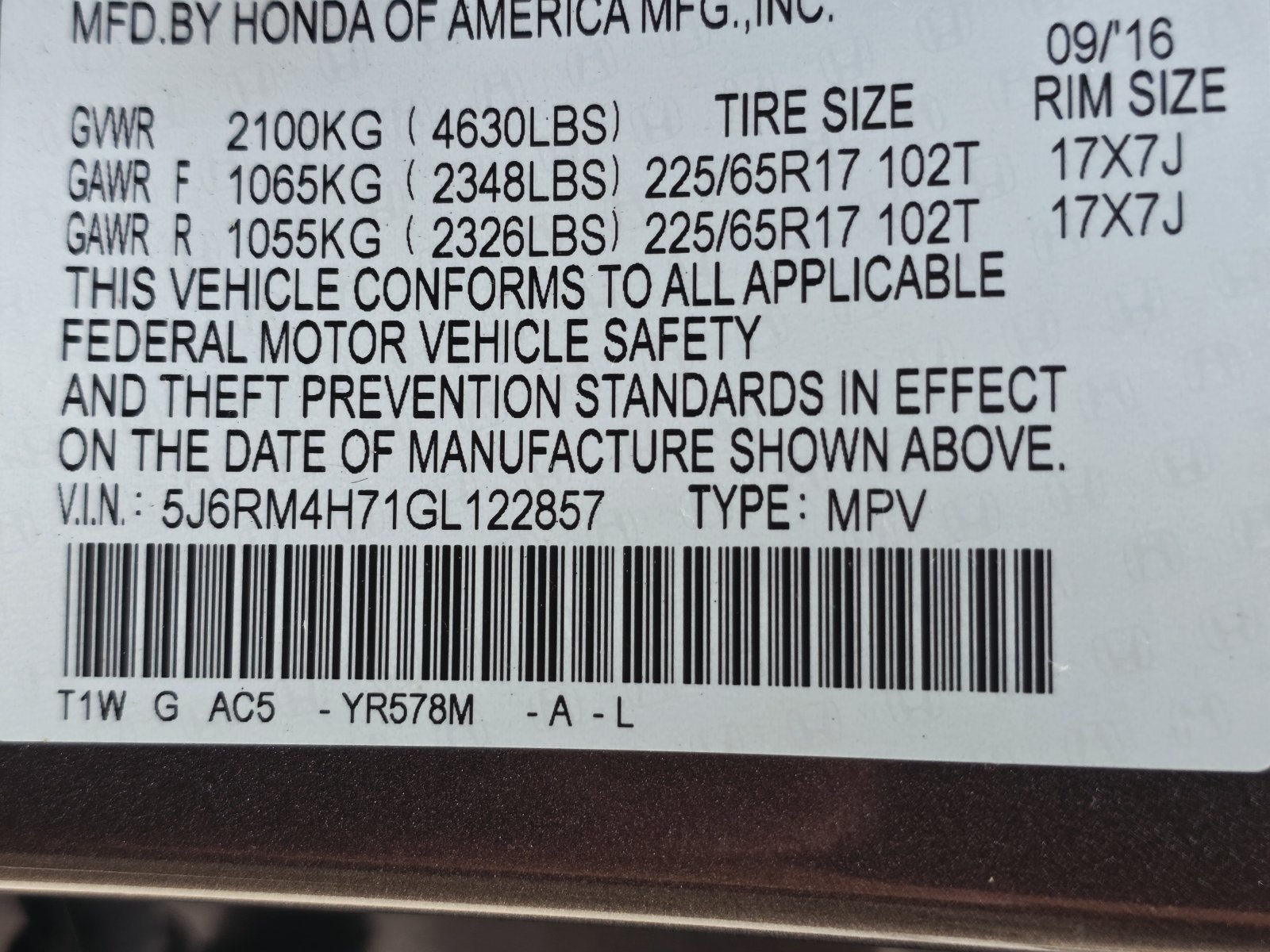 Used 2016 Honda CR-V EX-L image 32
