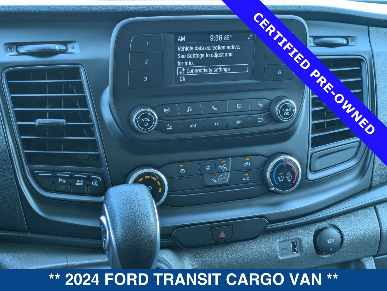 Certified 2024 Ford Transit 350 Low Roof w/ Load Area Protection Package RWD image 28