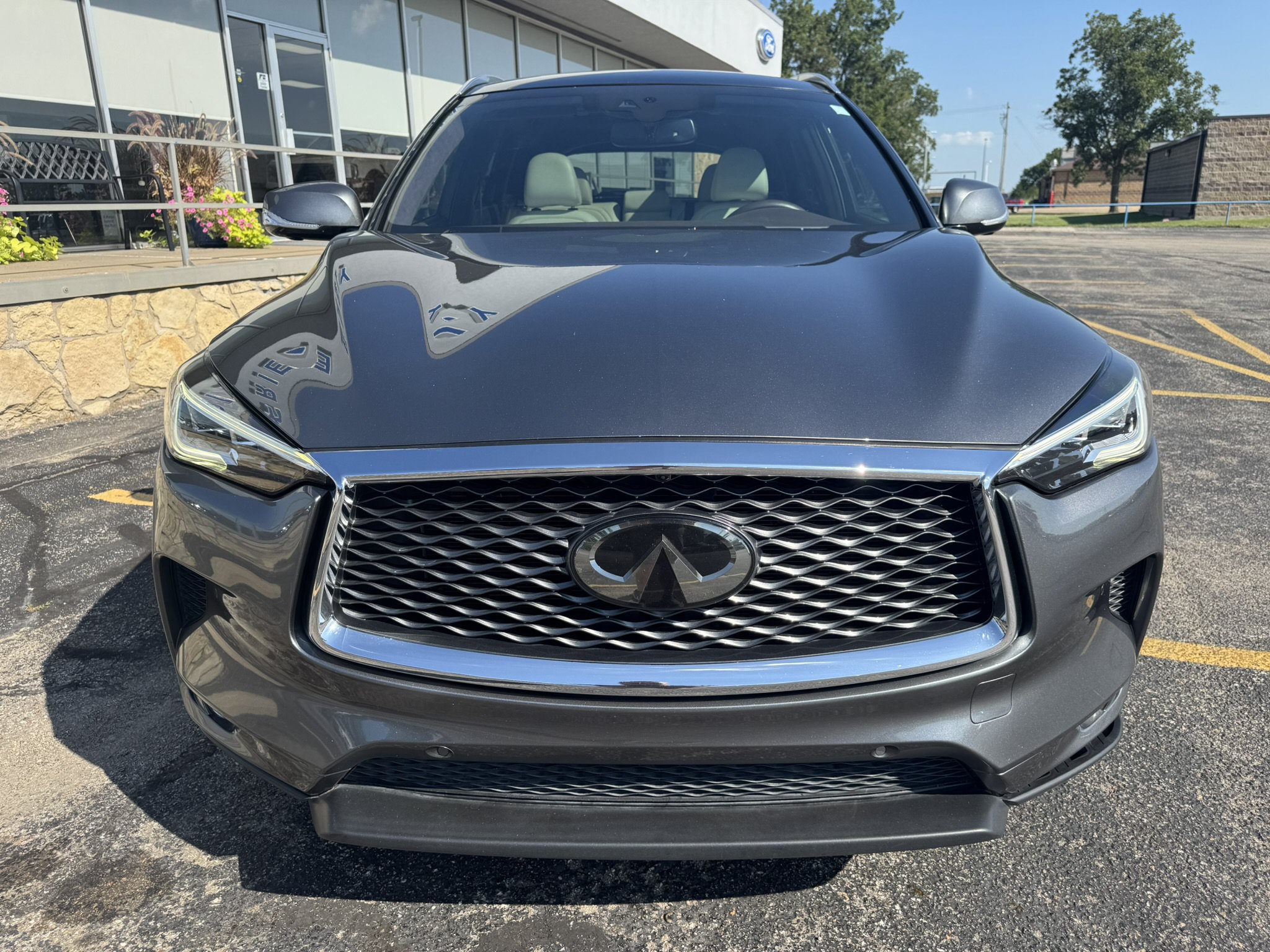 Used 2021 INFINITI QX50 Autograph w/ Premium White Leather Package FWD image 11