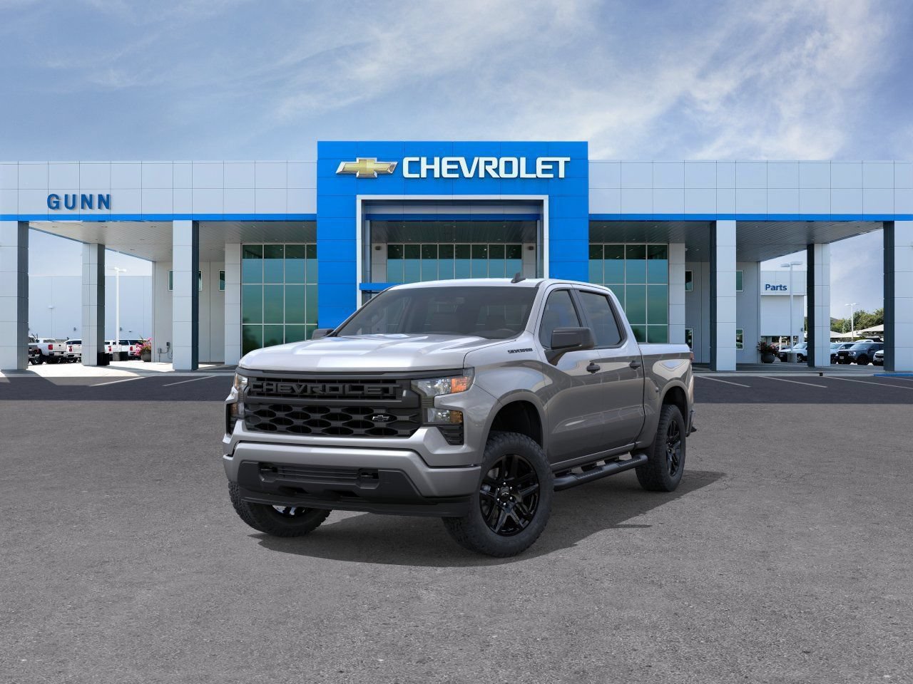 New 2026 Chevrolet Silverado 1500 Custom w/ Turbomax Blackout Package RWD image 8