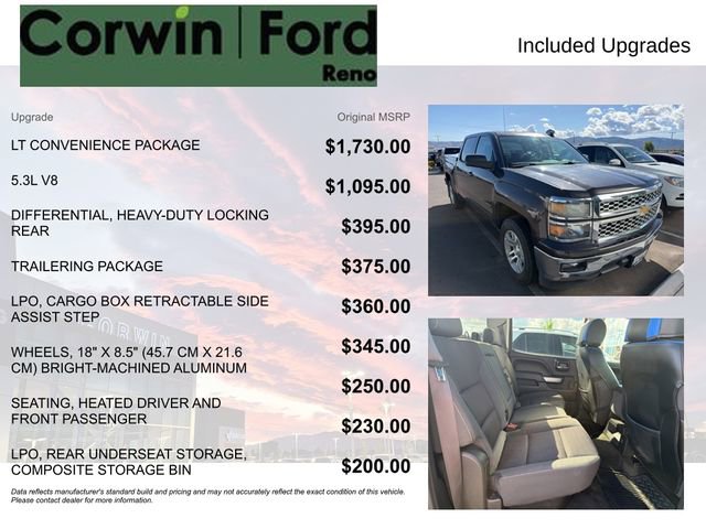 Used 2015 Chevrolet Silverado 1500 LT w/ LT Convenience Package RWD image 7