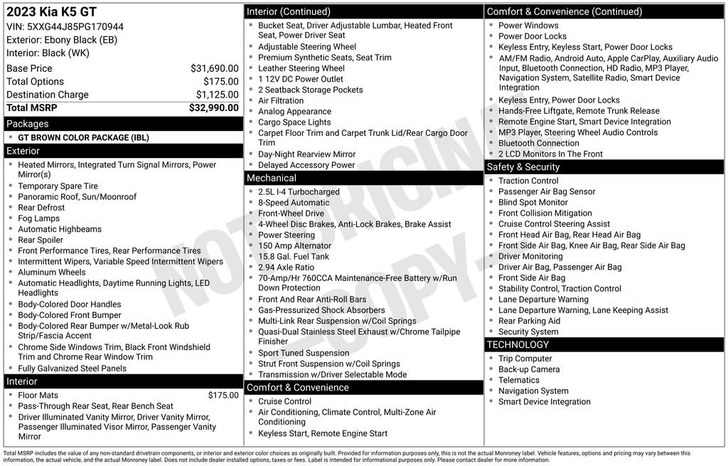 Used 2023 Kia K5 GT image 29